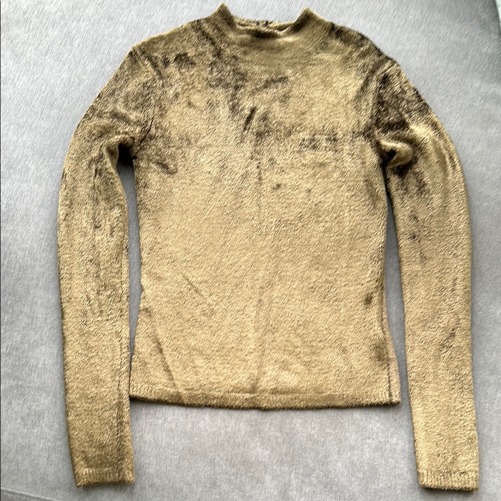 Vince Olive Green Velvet Top